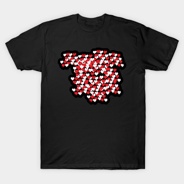 Little Hearts T-Shirt by momomoma
